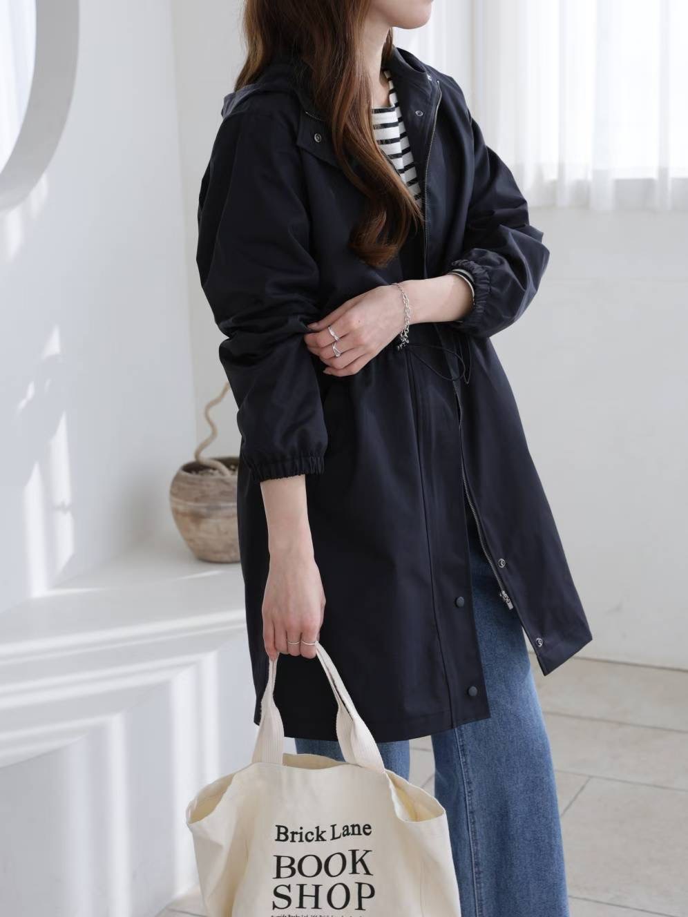 MU 뮤-T韓國直郵㊣女士新品推薦時尚職業25秋冬熱賣長款風衣MU 뮤-T長款風衣