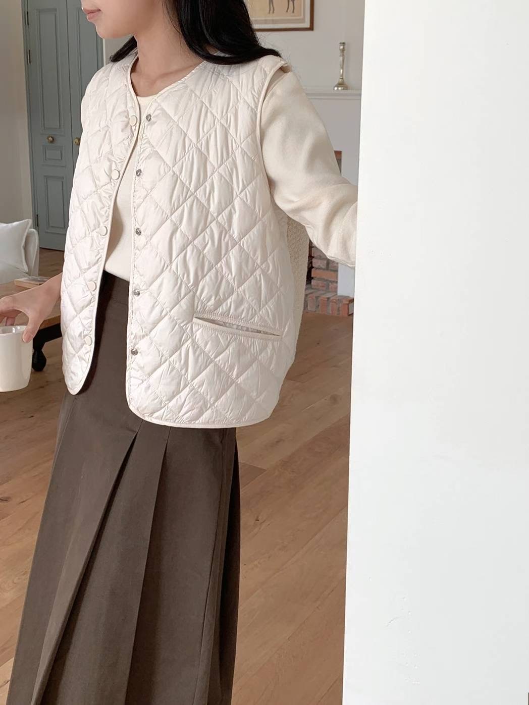 MU 뮤-T東大門㊣代購女士新品熱賣休閑時尚馬甲不含內搭羊毛MU 뮤-T馬甲