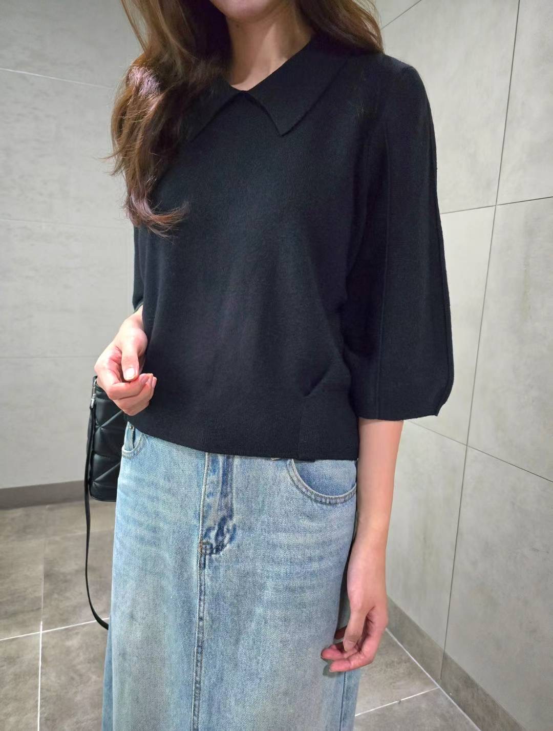 MU 뮤-T東大門㊣直郵女裝新款推薦時尚熱賣休閑人氣針織衫MU 뮤-T針織衫圖色2