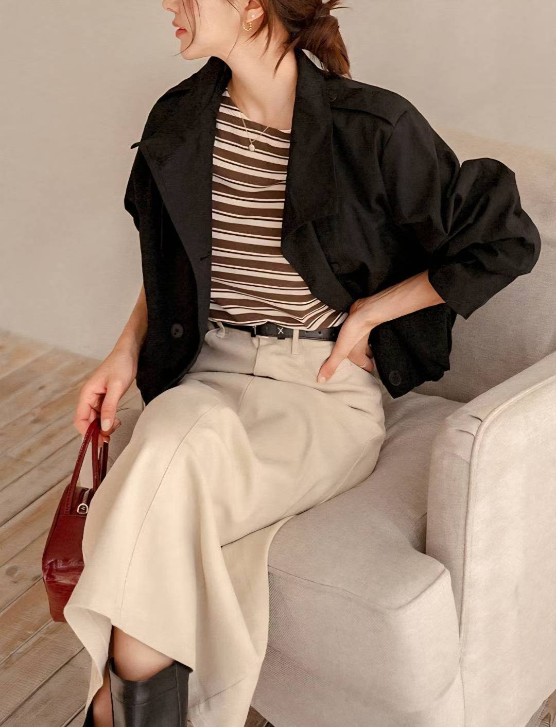 MU 뮤-T東大門㊣實拍女士新品職業人氣熱賣25秋冬休閑夾克MU 뮤-T夾克