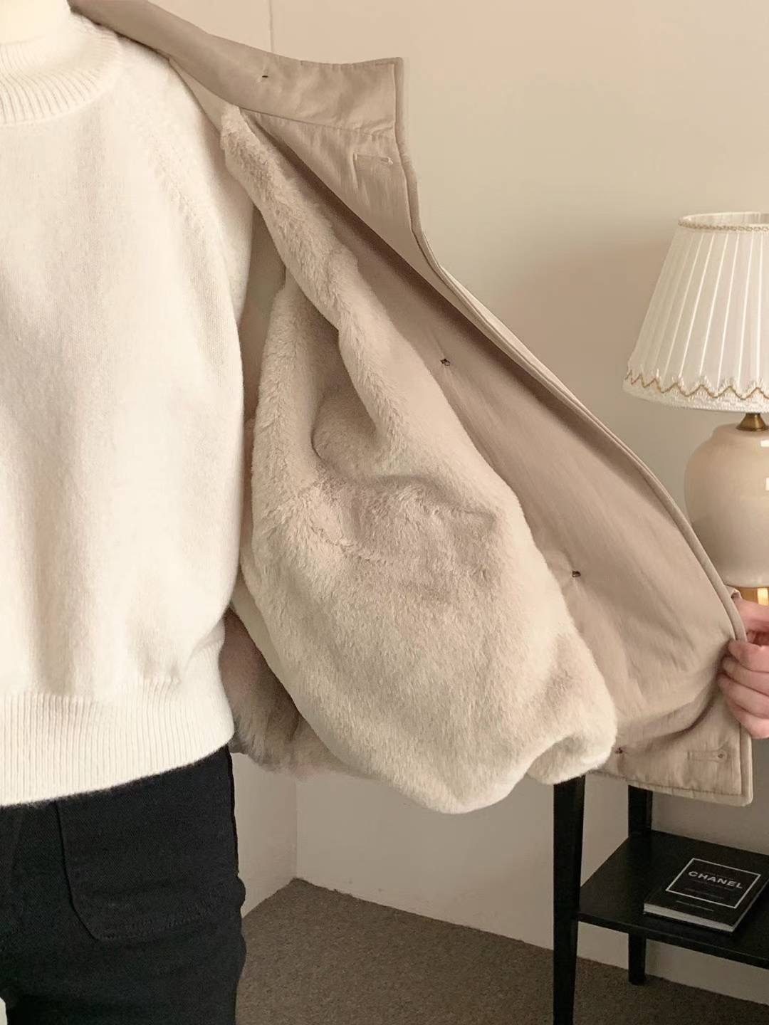 MU 뮤-T東大門㊣代購女士新品熱賣時尚推薦職業短款棉服毛皮MU 뮤-T短款棉服