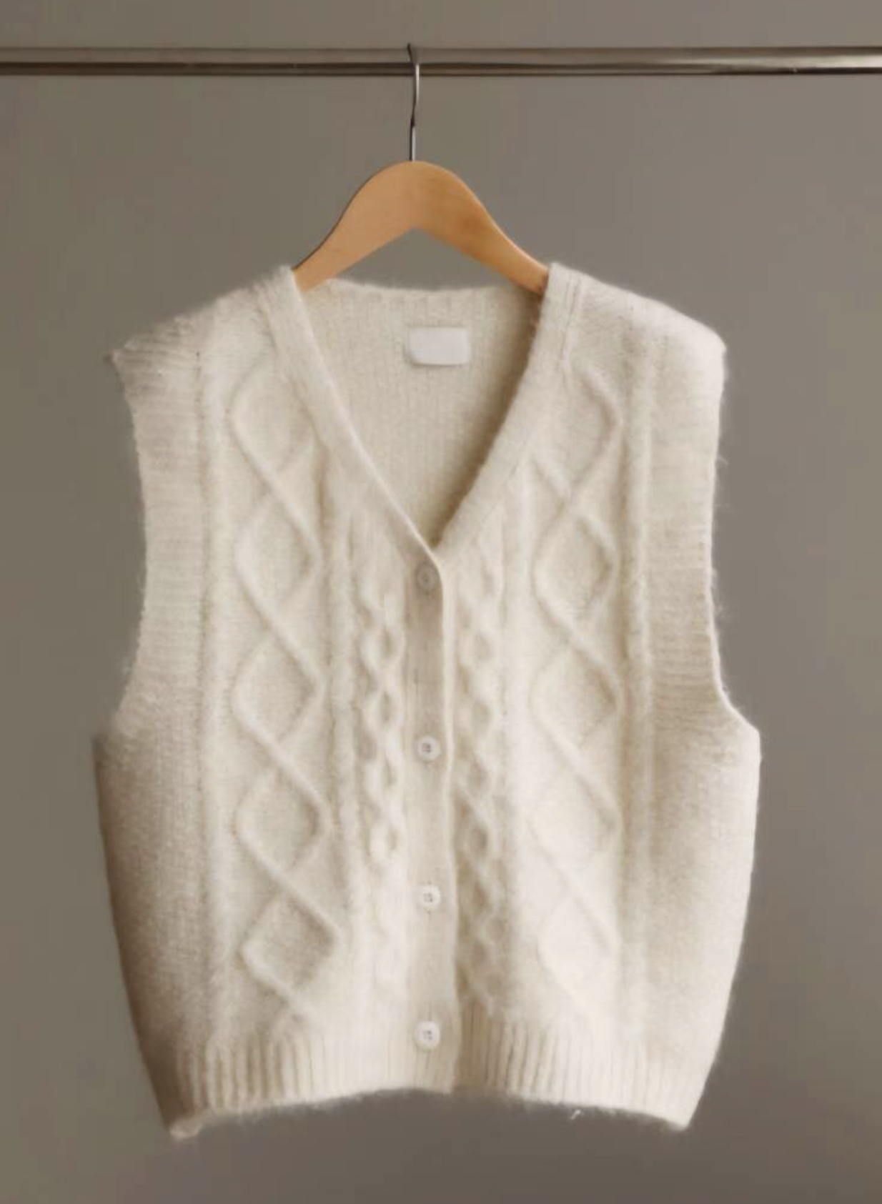 MU 뮤-T東大門㊣實拍女士新款熱賣推薦休閑時尚25秋冬馬甲羊毛MU 뮤-T馬甲圖色2