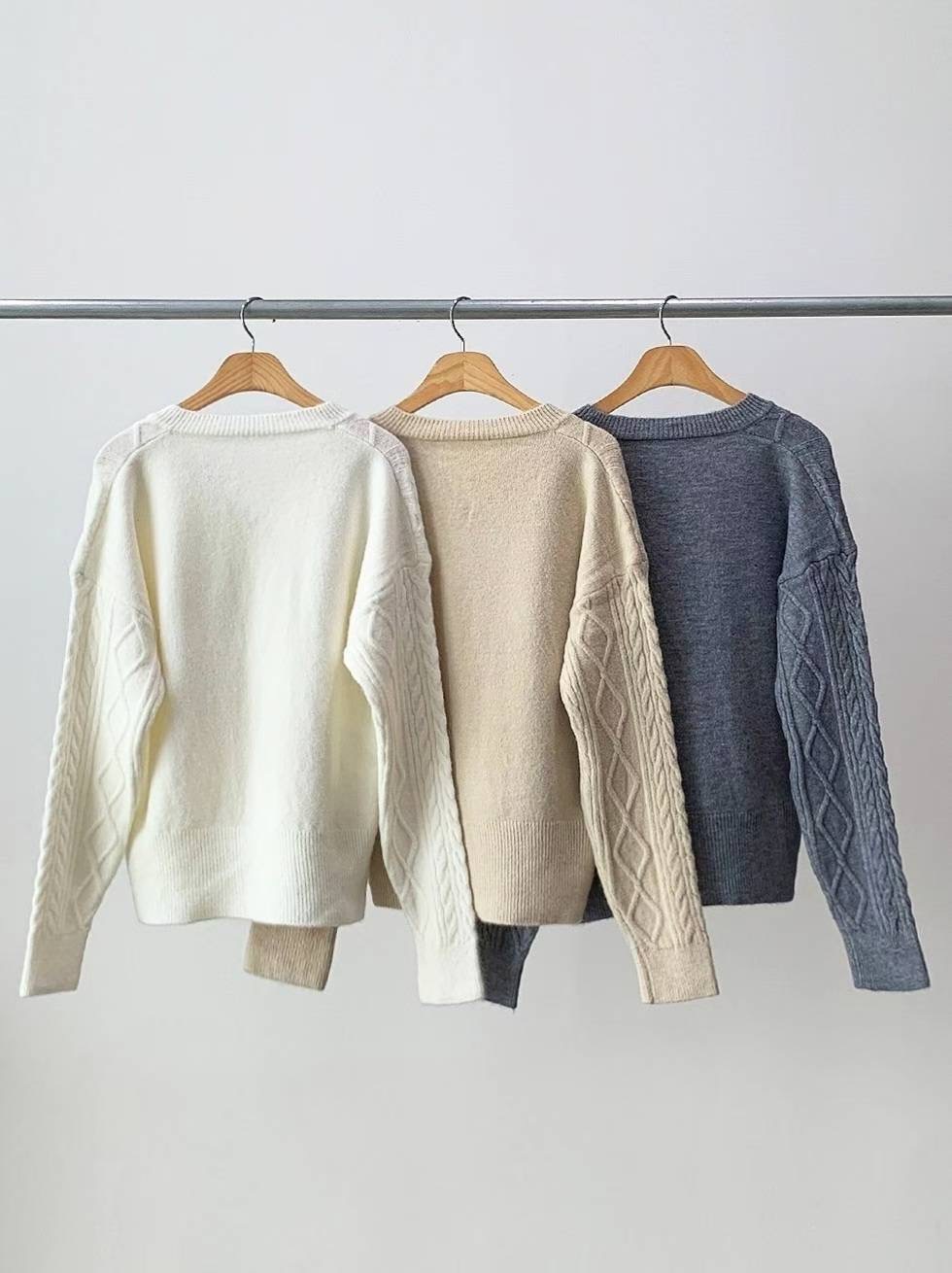 MU 뮤-T韓國直郵㊣女士新款熱賣推薦職業25秋冬人氣休閑毛衣MU 뮤-T毛衣