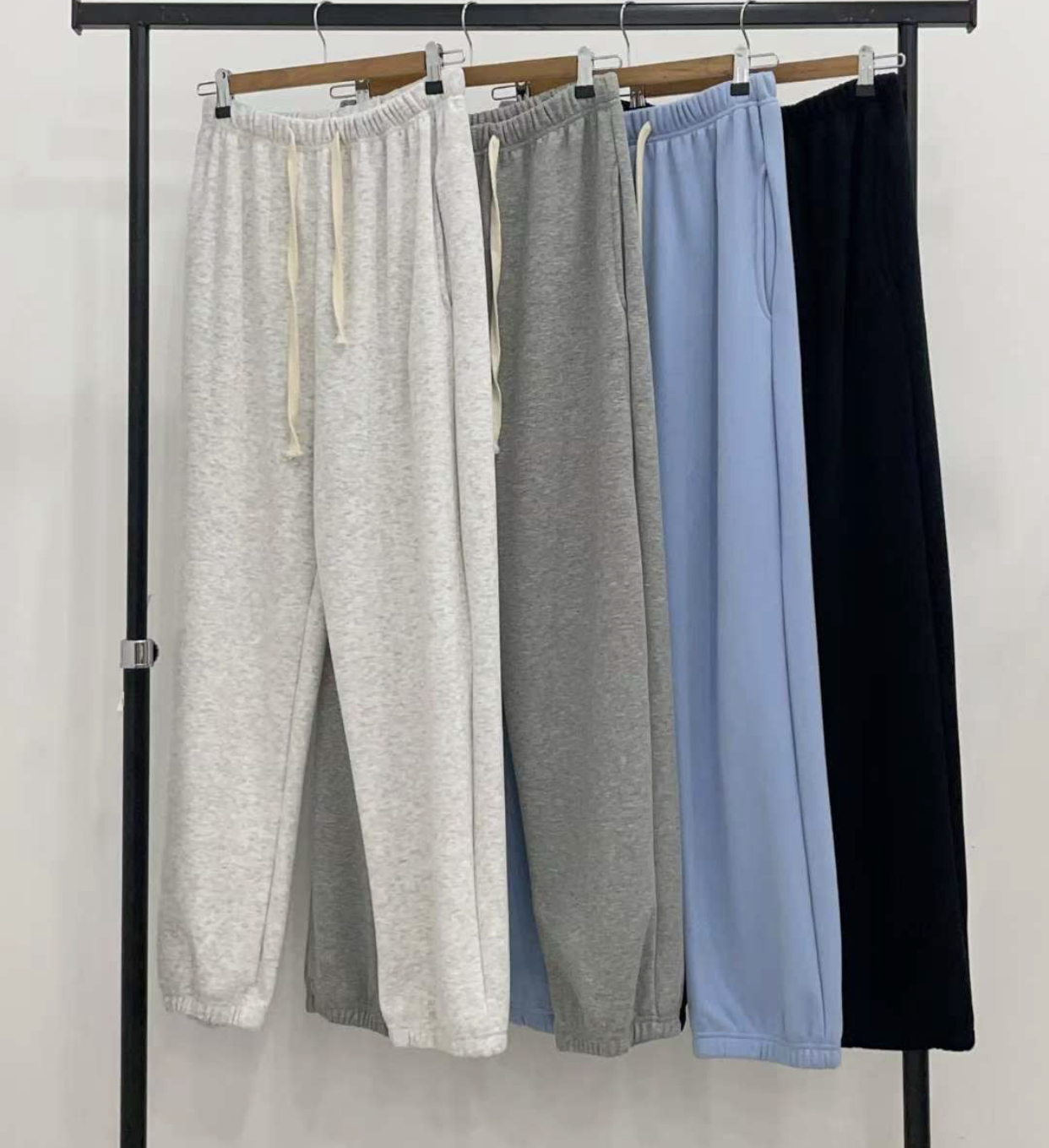 WOO SUNG東大門㊣實拍女士新品職業25秋冬推薦休閑休閑褲貂皮WOO SUNG休閑褲圖色2左二色