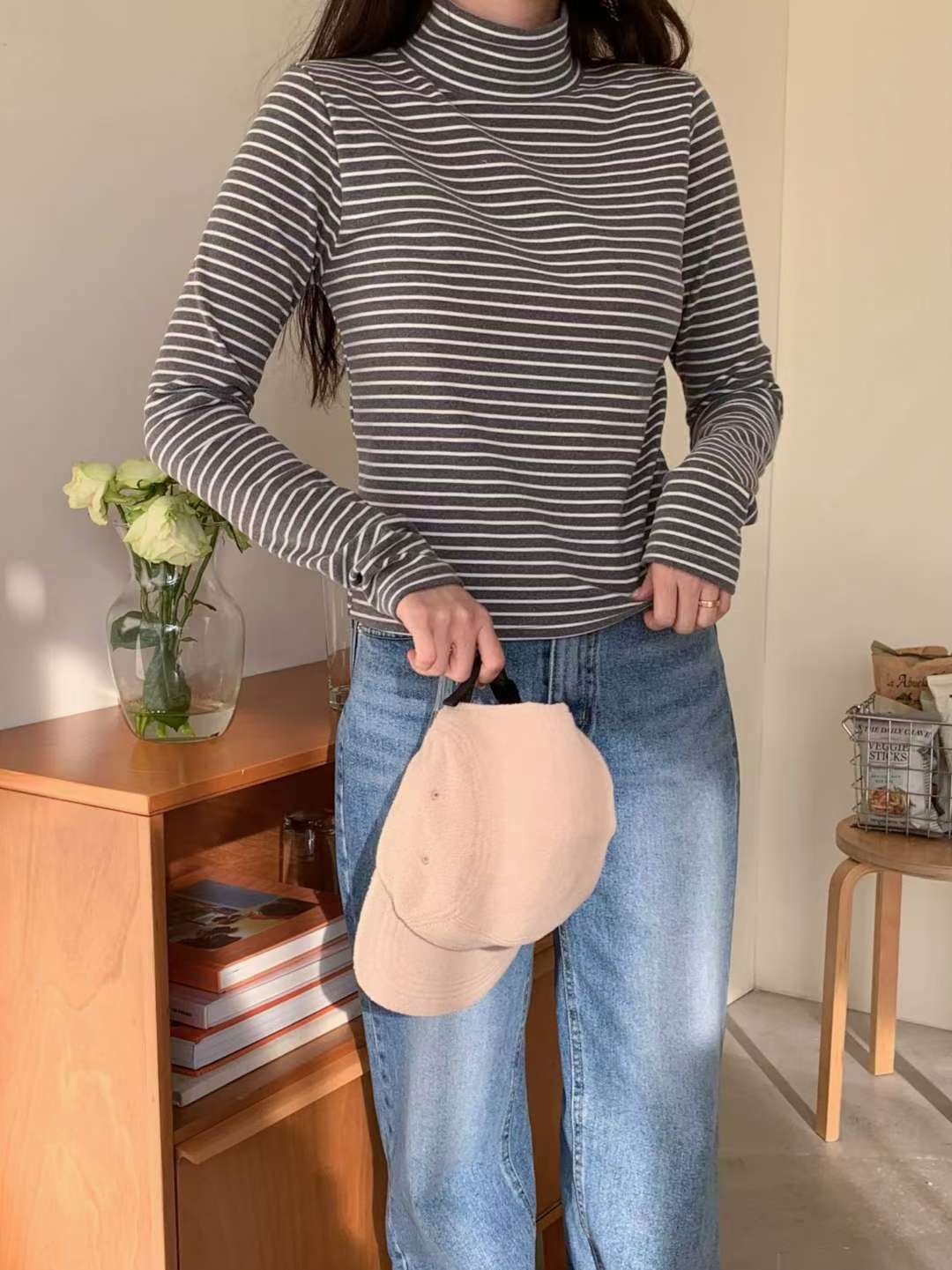 WOO SUNG東大門㊣直郵女裝新品時尚熱賣職業真品人氣長袖T恤WOO SUNG長袖T恤