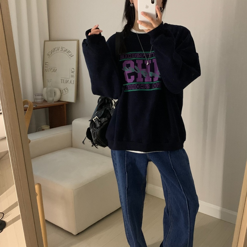 HELLO JINI東大門㊣直郵女士新款職業人氣熱賣真品休閑衛衣HELLO JINI衛衣