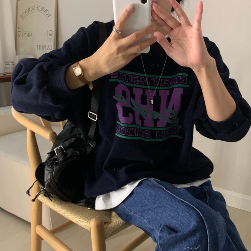 HELLO JINI東大門㊣直郵女士新款職業人氣熱賣真品休閑衛衣HELLO JINI衛衣