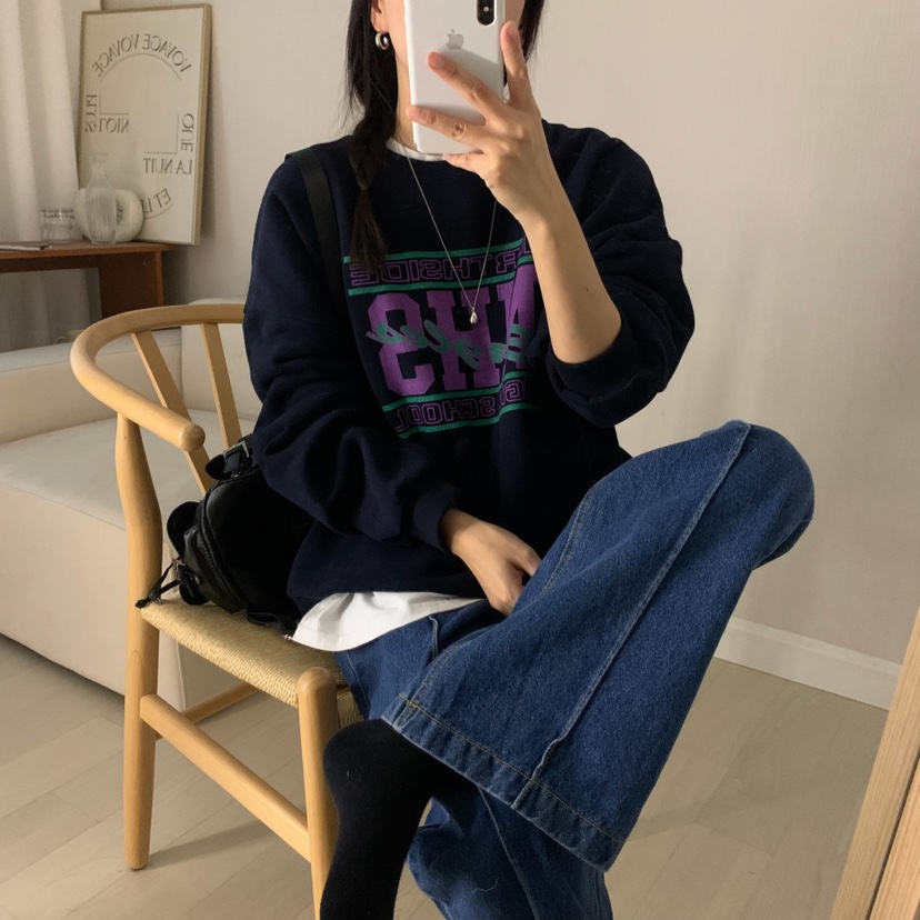 HELLO JINI東大門㊣直郵女士新款職業人氣熱賣真品休閑衛衣HELLO JINI衛衣