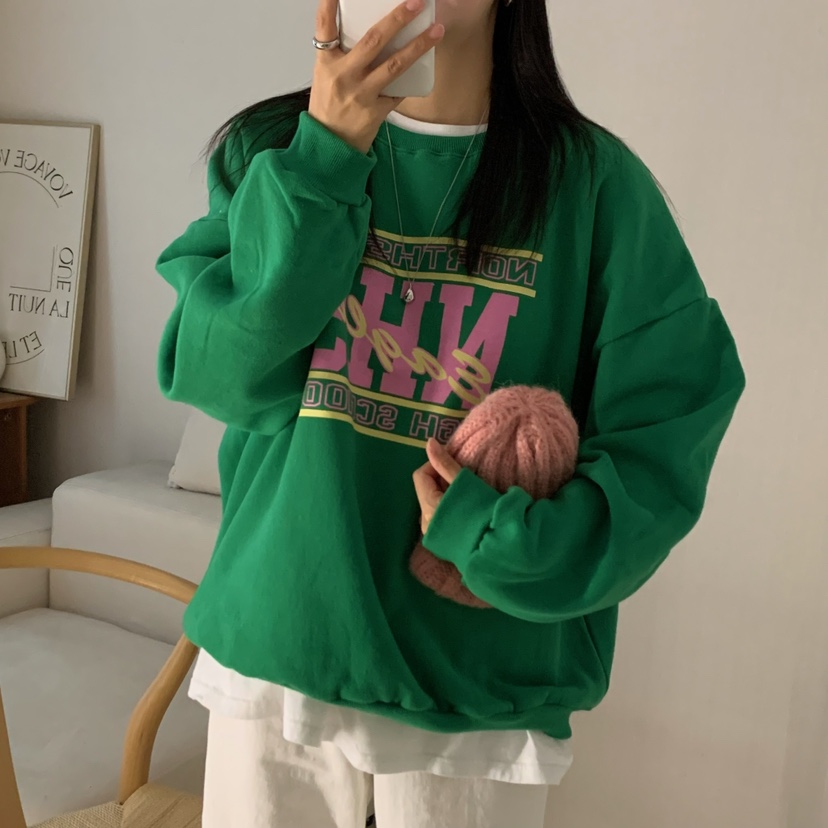 HELLO JINI東大門㊣直郵女士新款職業人氣熱賣真品休閑衛衣HELLO JINI衛衣