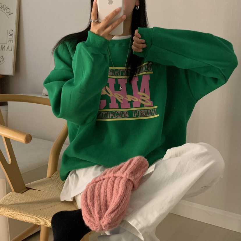 HELLO JINI東大門㊣直郵女士新款職業人氣熱賣真品休閑衛衣HELLO JINI衛衣