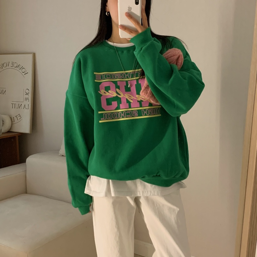 HELLO JINI東大門㊣直郵女士新款職業人氣熱賣真品休閑衛衣HELLO JINI衛衣