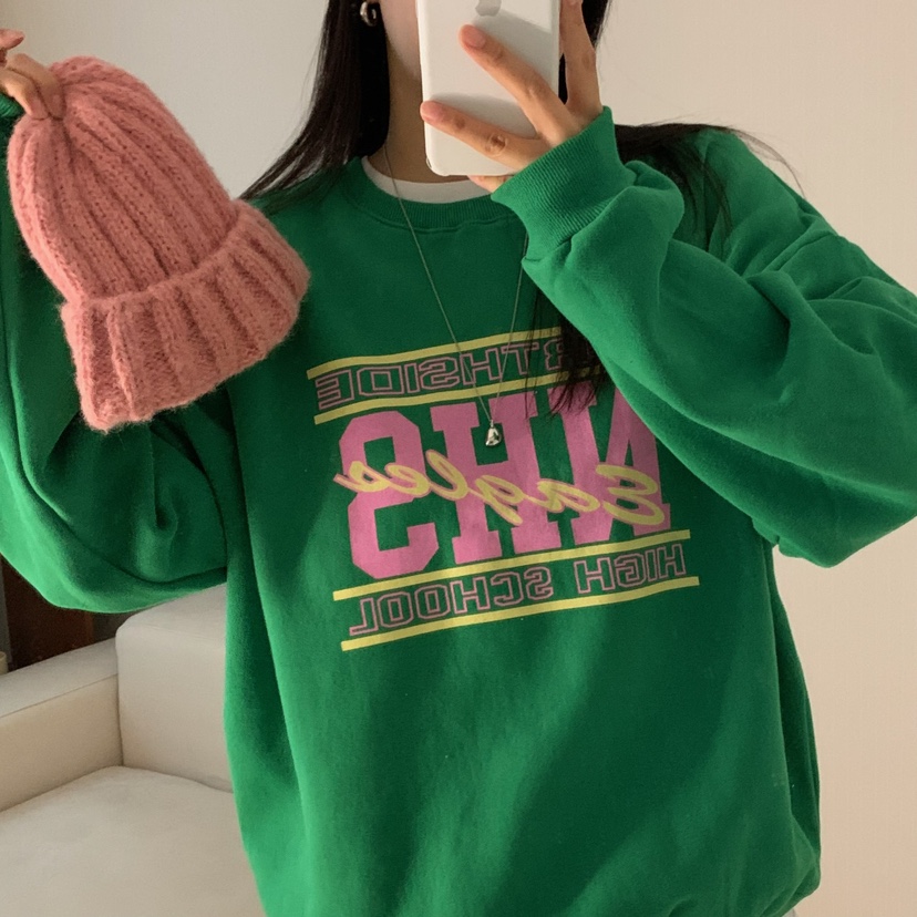 HELLO JINI東大門㊣直郵女士新款職業人氣熱賣真品休閑衛衣HELLO JINI衛衣