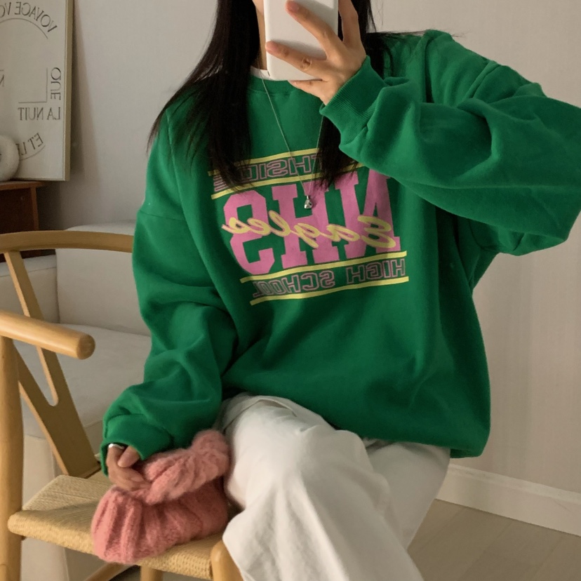 HELLO JINI東大門㊣直郵女士新款職業人氣熱賣真品休閑衛衣HELLO JINI衛衣