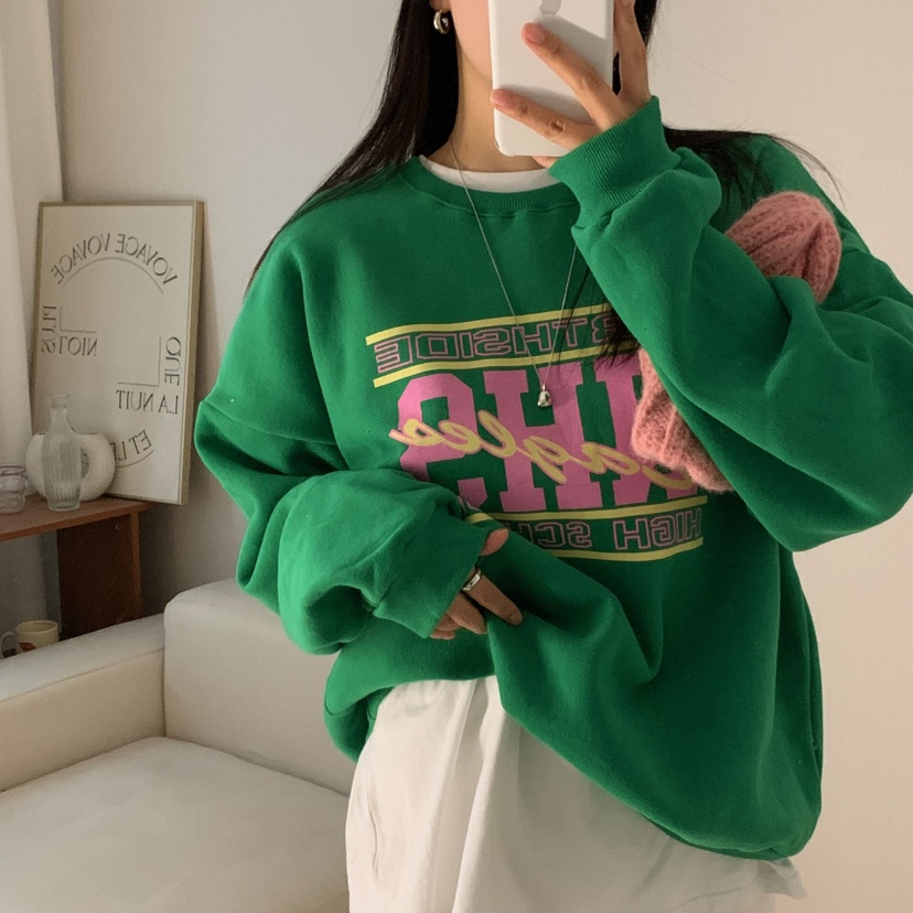 HELLO JINI東大門㊣直郵女士新款職業人氣熱賣真品休閑衛衣HELLO JINI衛衣