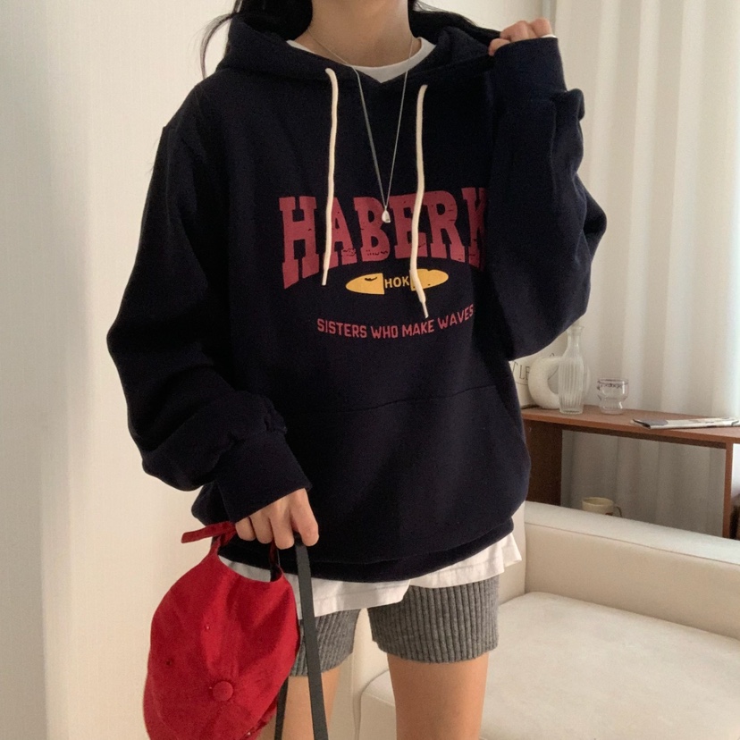 HELLO JINI東大門㊣直郵女裝新款休閑人氣職業推薦25秋冬衛衣HELLO JINI衛衣