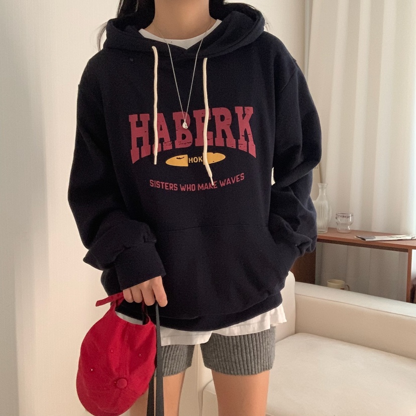 HELLO JINI東大門㊣直郵女裝新款休閑人氣職業推薦25秋冬衛衣HELLO JINI衛衣