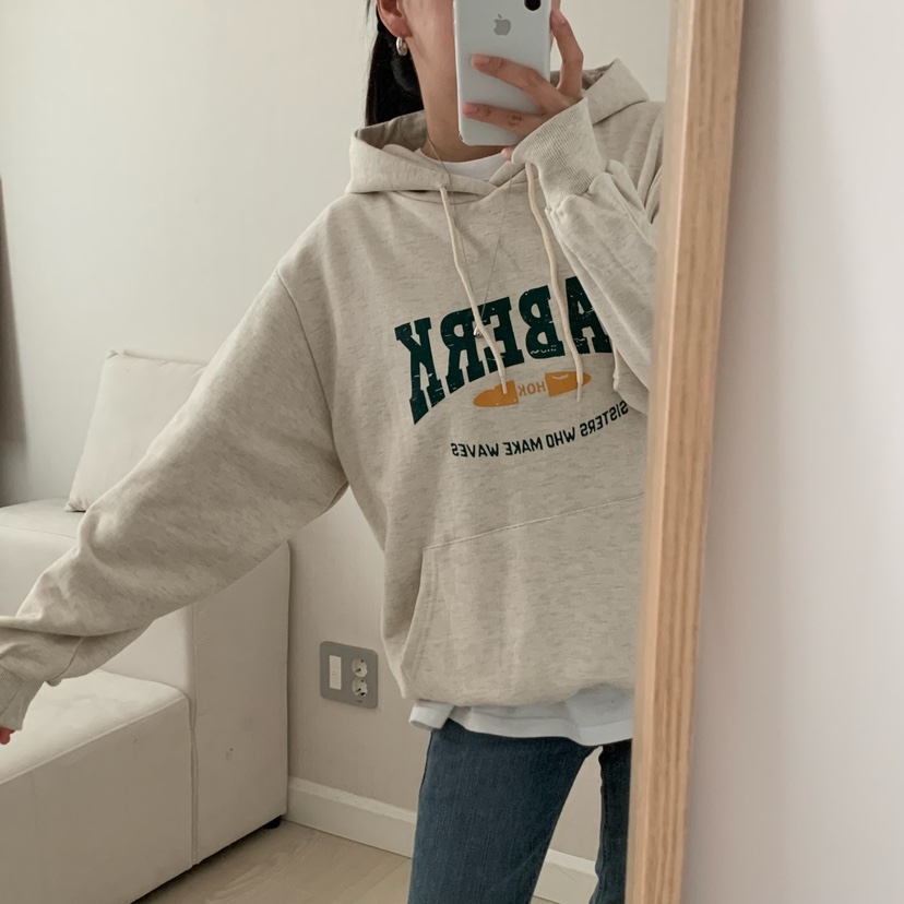 HELLO JINI東大門㊣直郵女裝新款休閑人氣職業推薦25秋冬衛衣HELLO JINI衛衣