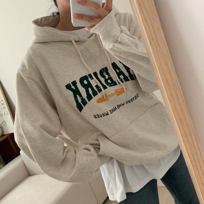 HELLO JINI東大門㊣直郵女裝新款休閑人氣職業推薦25秋冬衛衣HELLO JINI衛衣