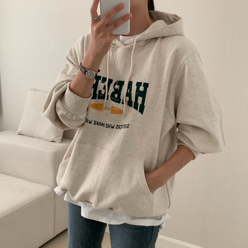 HELLO JINI東大門㊣直郵女裝新款休閑人氣職業推薦25秋冬衛衣HELLO JINI衛衣