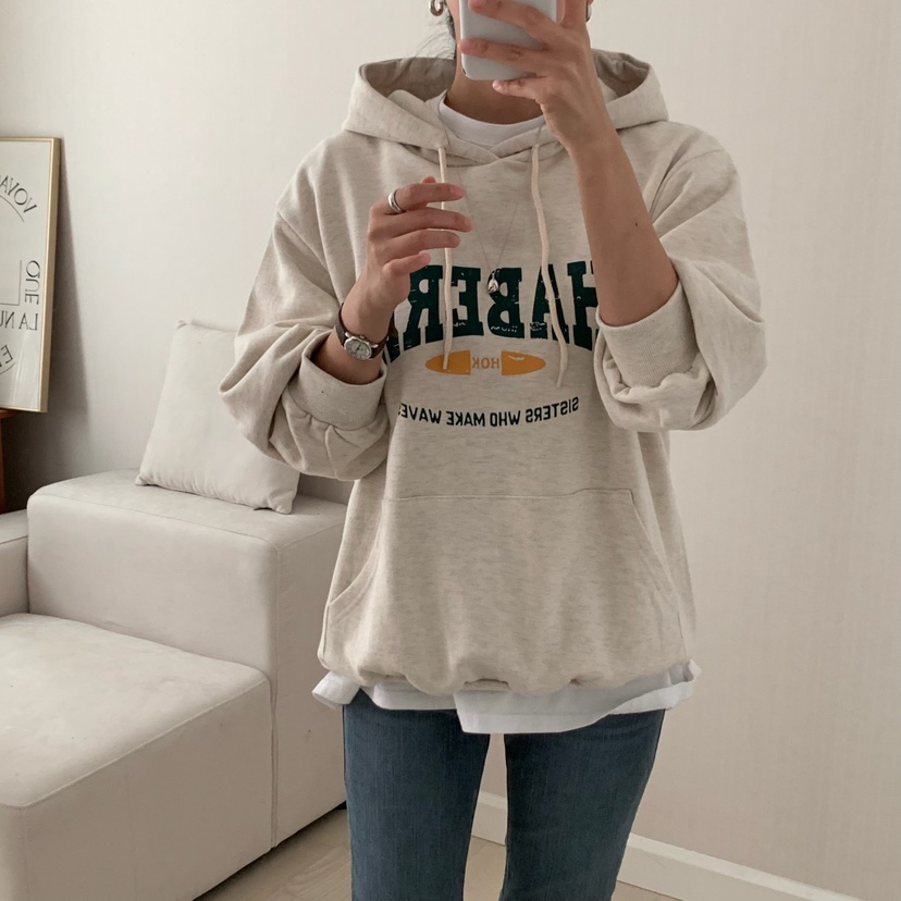 HELLO JINI東大門㊣直郵女裝新款休閑人氣職業推薦25秋冬衛衣HELLO JINI衛衣圖色2