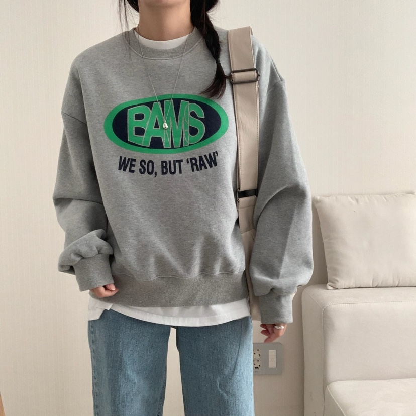 HELLO JINI東大門㊣代購女士新款推薦25秋冬職業人氣熱賣衛衣HELLO JINI衛衣