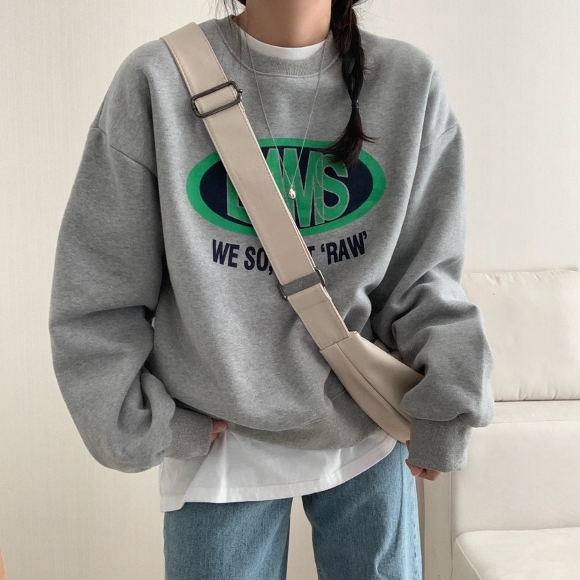 HELLO JINI東大門㊣代購女士新款推薦25秋冬職業人氣熱賣衛衣HELLO JINI衛衣