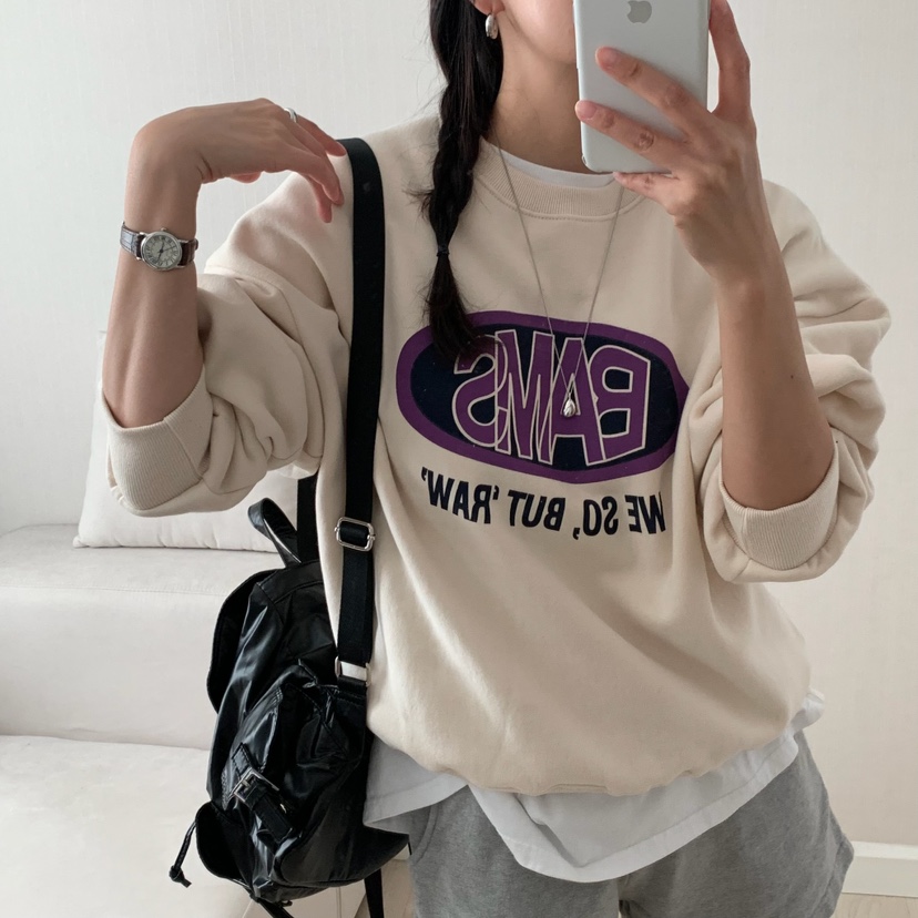 HELLO JINI東大門㊣代購女士新款推薦25秋冬職業人氣熱賣衛衣HELLO JINI衛衣