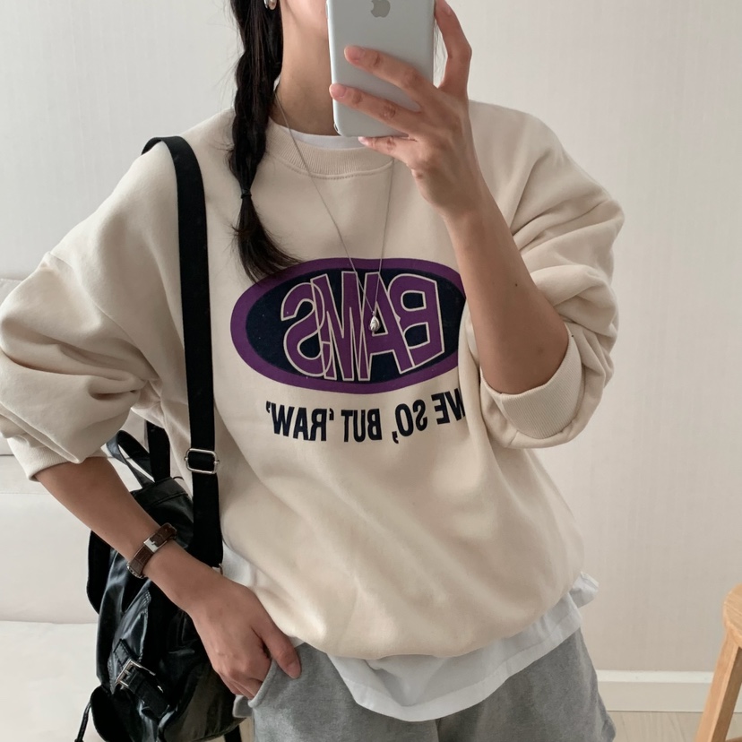 HELLO JINI東大門㊣代購女士新款推薦25秋冬職業人氣熱賣衛衣HELLO JINI衛衣