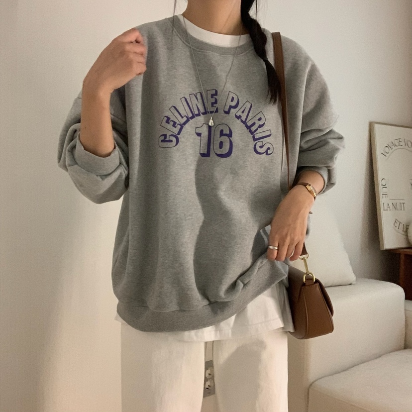 HELLO JINI東大門㊣代購女裝新品人氣25秋冬休閑真品熱賣衛衣HELLO JINI衛衣