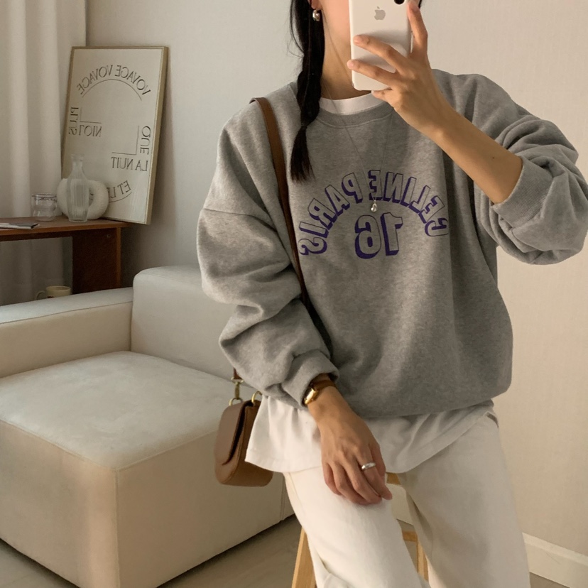 HELLO JINI東大門㊣代購女裝新品人氣25秋冬休閑真品熱賣衛衣HELLO JINI衛衣