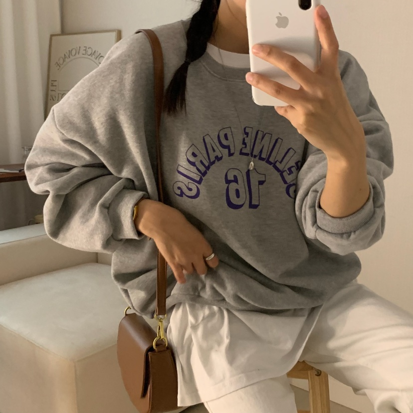 HELLO JINI東大門㊣代購女裝新品人氣25秋冬休閑真品熱賣衛衣HELLO JINI衛衣