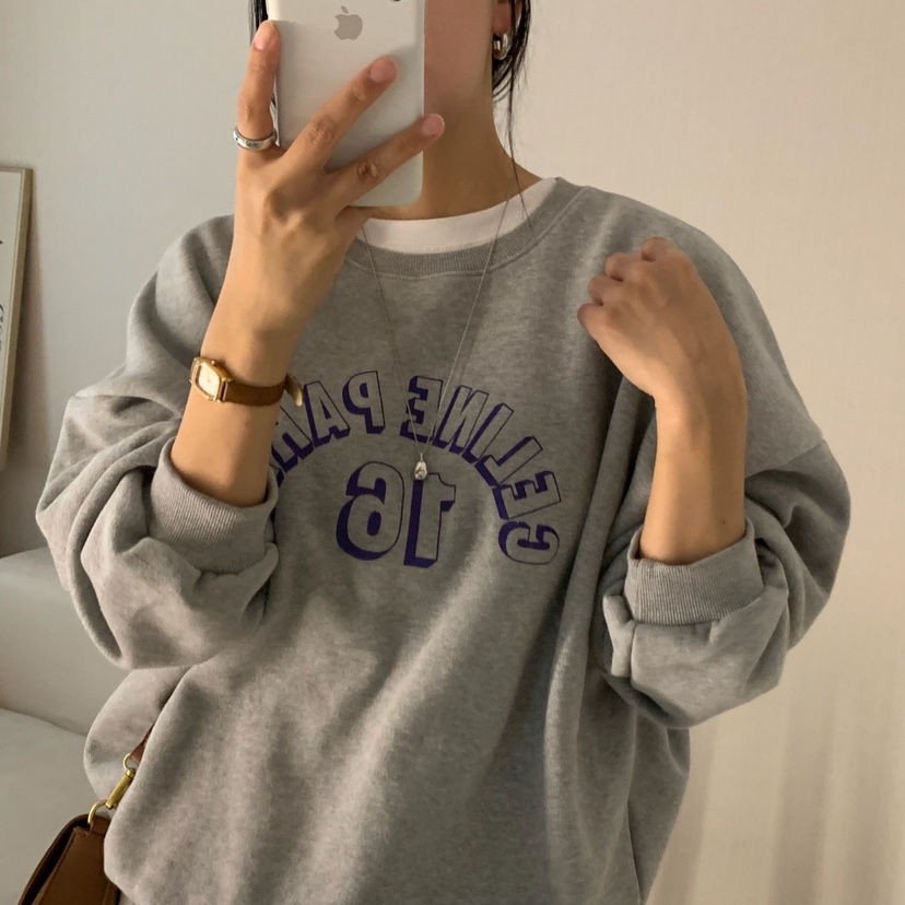 HELLO JINI東大門㊣代購女裝新品人氣25秋冬休閑真品熱賣衛衣HELLO JINI衛衣