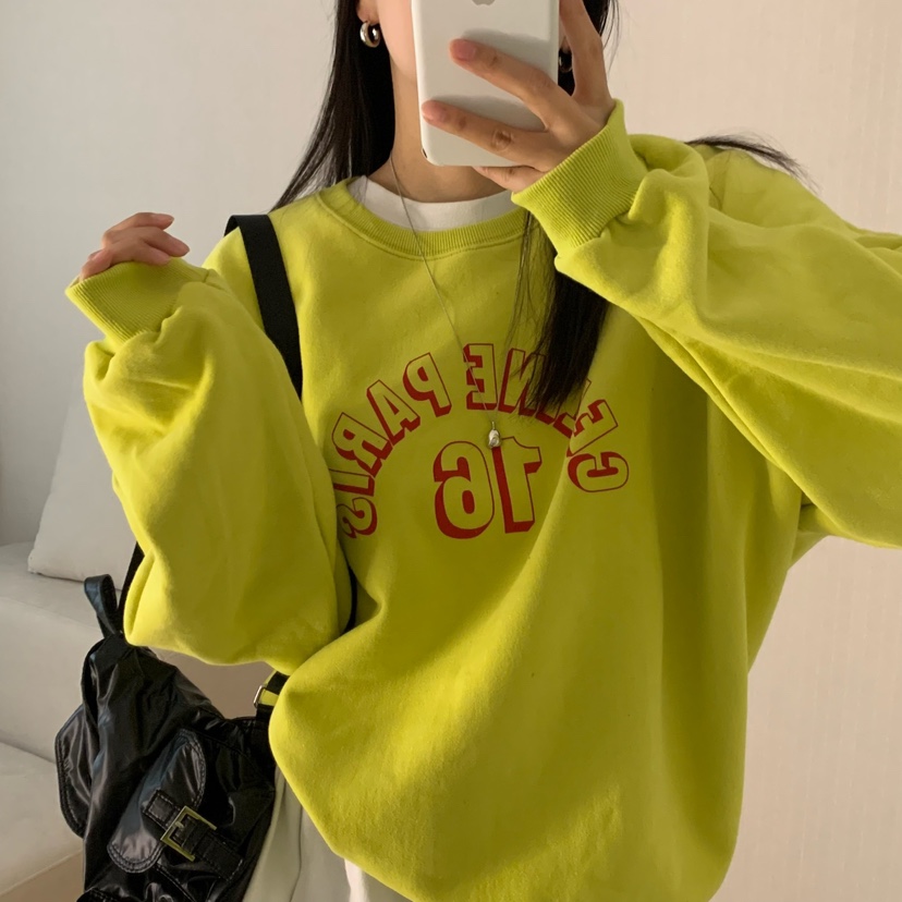 HELLO JINI東大門㊣代購女裝新品人氣25秋冬休閑真品熱賣衛衣HELLO JINI衛衣