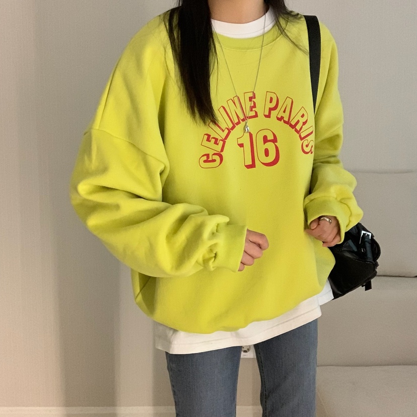 HELLO JINI東大門㊣代購女裝新品人氣25秋冬休閑真品熱賣衛衣HELLO JINI衛衣