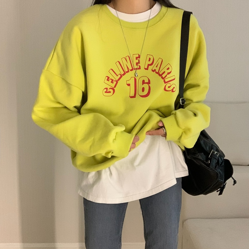 HELLO JINI東大門㊣代購女裝新品人氣25秋冬休閑真品熱賣衛衣HELLO JINI衛衣