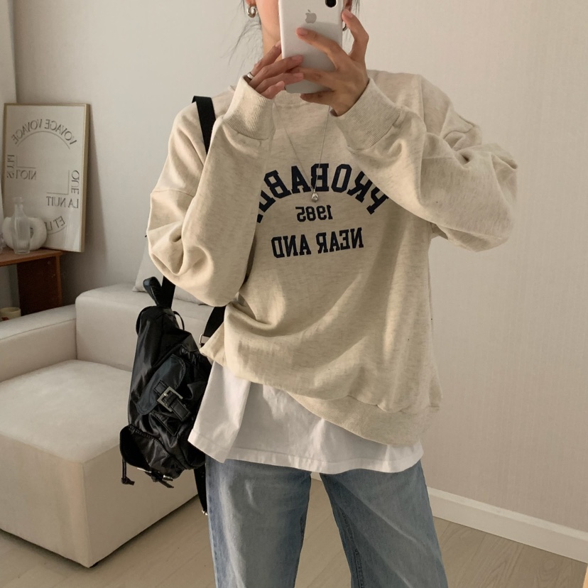 HELLO JINI韓國代購㊣女裝新款職業人氣推薦真品25秋冬衛衣HELLO JINI衛衣