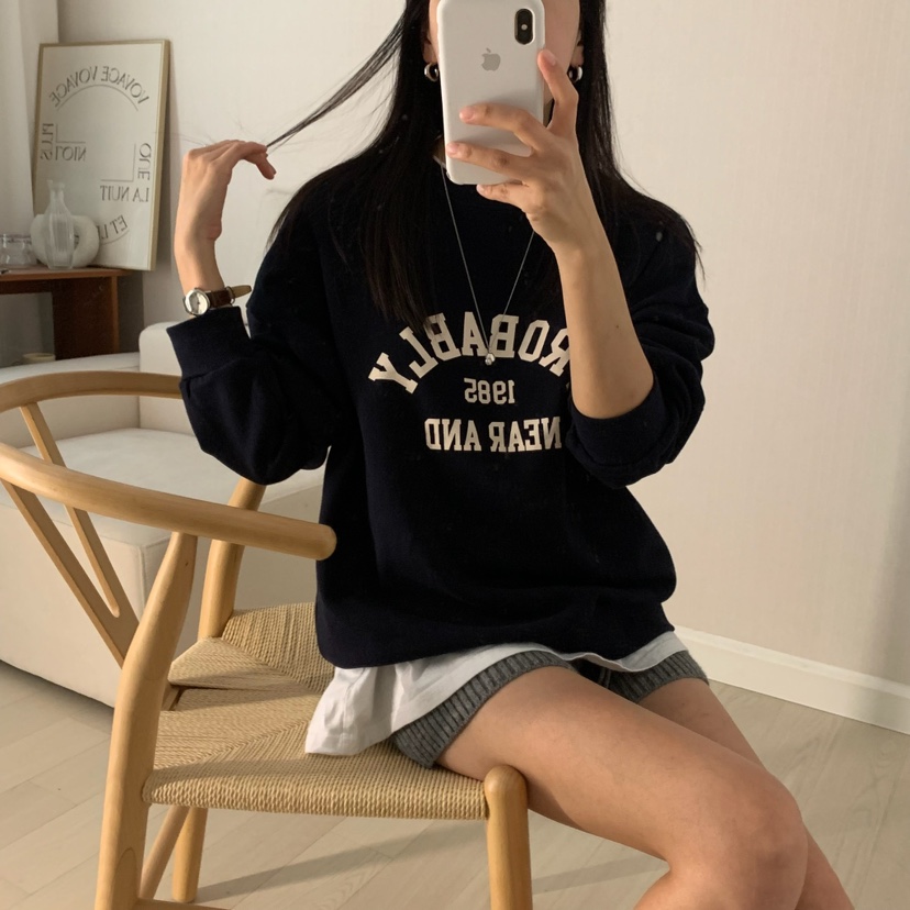 HELLO JINI韓國代購㊣女裝新款職業人氣推薦真品25秋冬衛衣HELLO JINI衛衣