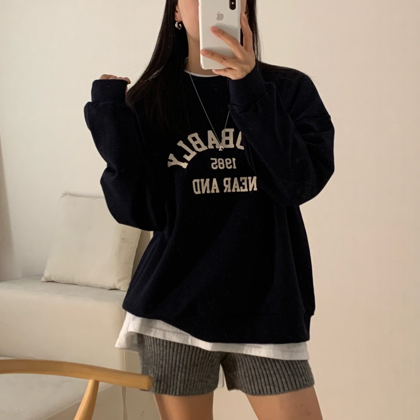 HELLO JINI韓國代購㊣女裝新款職業人氣推薦真品25秋冬衛衣HELLO JINI衛衣圖色2