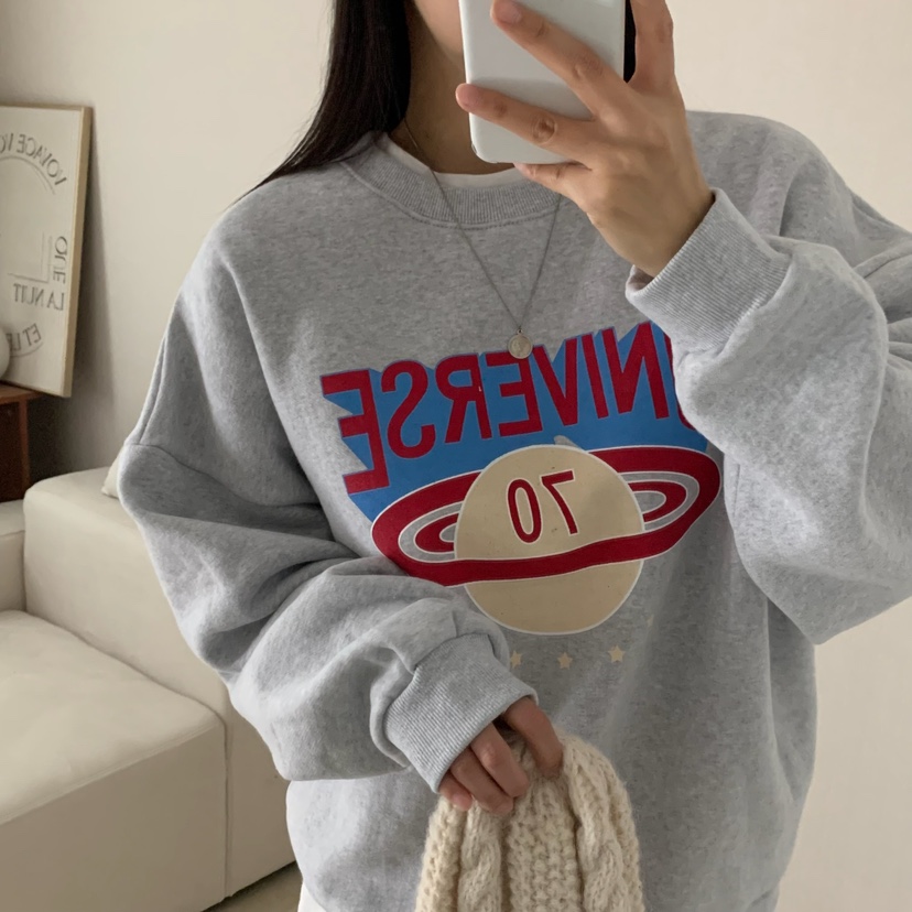 HELLO JINI韓國直郵㊣女裝新款熱賣時尚真品休閑推薦職業衛衣HELLO JINI衛衣