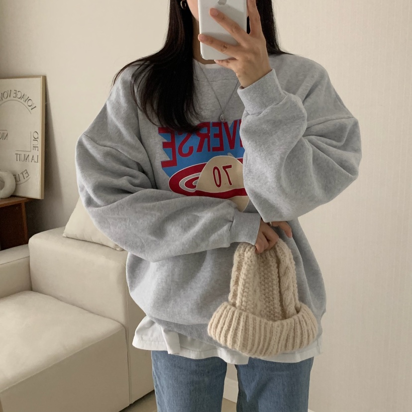 HELLO JINI韓國直郵㊣女裝新款熱賣時尚真品休閑推薦職業衛衣HELLO JINI衛衣