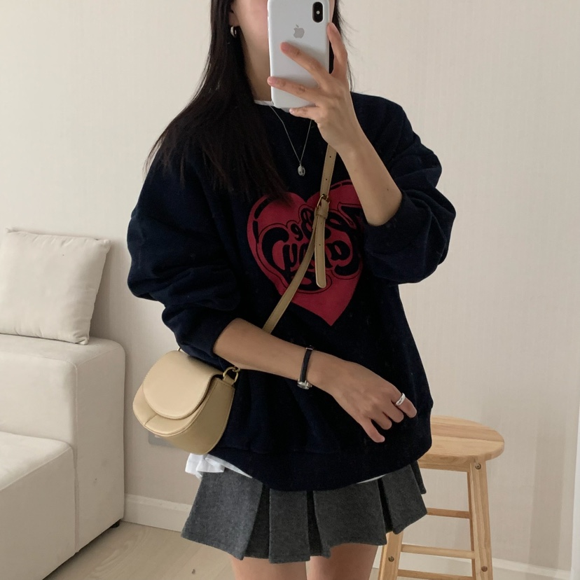 HELLO JINI韓國代購㊣女士新品休閑人氣職業真品熱賣推薦衛衣HELLO JINI衛衣