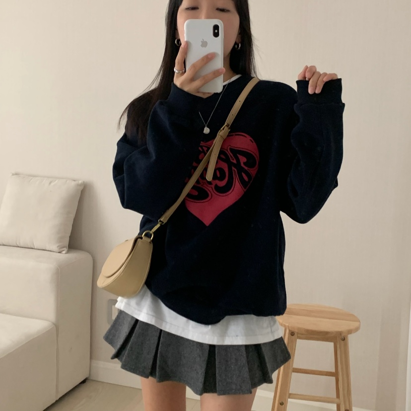 HELLO JINI韓國代購㊣女士新品休閑人氣職業真品熱賣推薦衛衣HELLO JINI衛衣