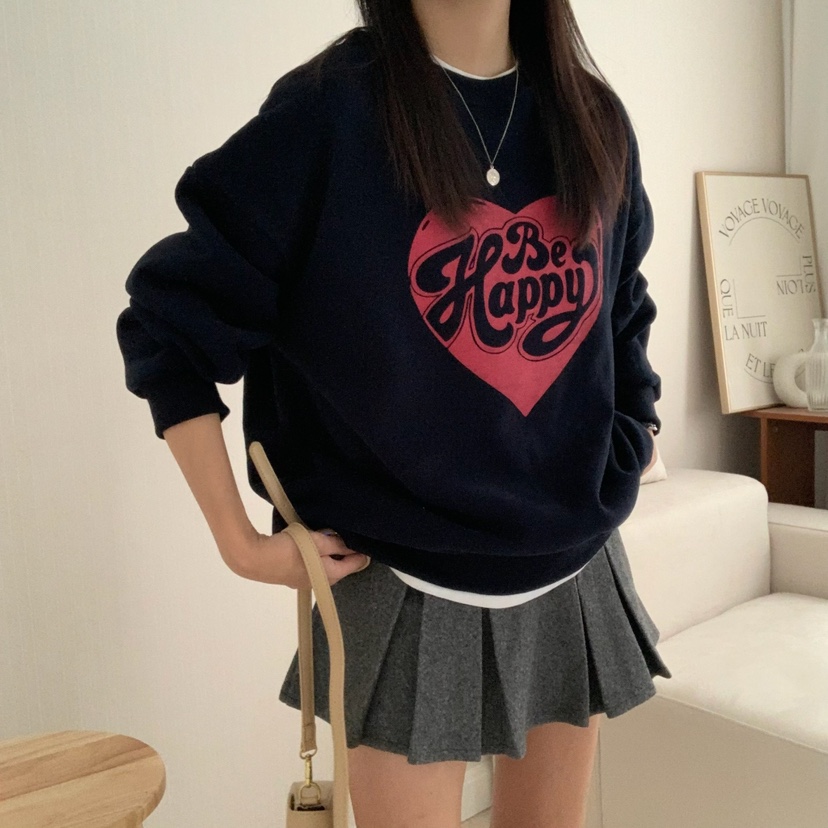 HELLO JINI韓國代購㊣女士新品休閑人氣職業真品熱賣推薦衛衣HELLO JINI衛衣