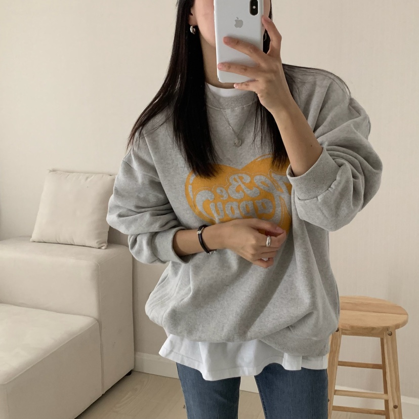 HELLO JINI韓國代購㊣女士新品休閑人氣職業真品熱賣推薦衛衣HELLO JINI衛衣