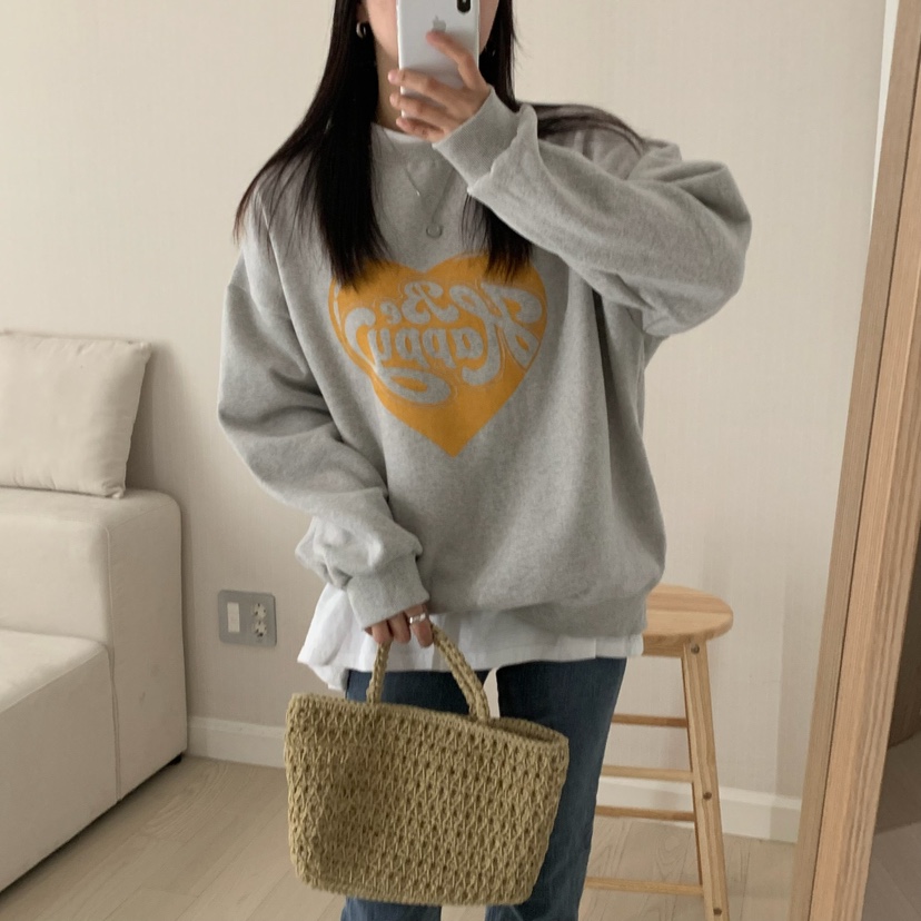 HELLO JINI韓國代購㊣女士新品休閑人氣職業真品熱賣推薦衛衣HELLO JINI衛衣