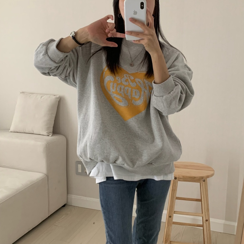 HELLO JINI韓國代購㊣女士新品休閑人氣職業真品熱賣推薦衛衣HELLO JINI衛衣