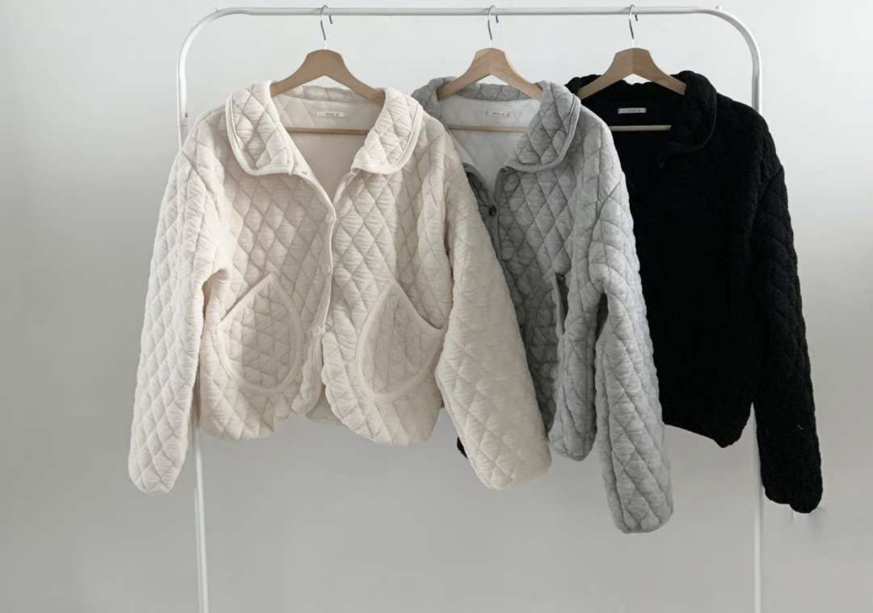 WOO SUNG韓國直郵㊣女裝新品人氣時尚休閑真品熱賣短款棉服WOO SUNG短款棉服圖色3左三色