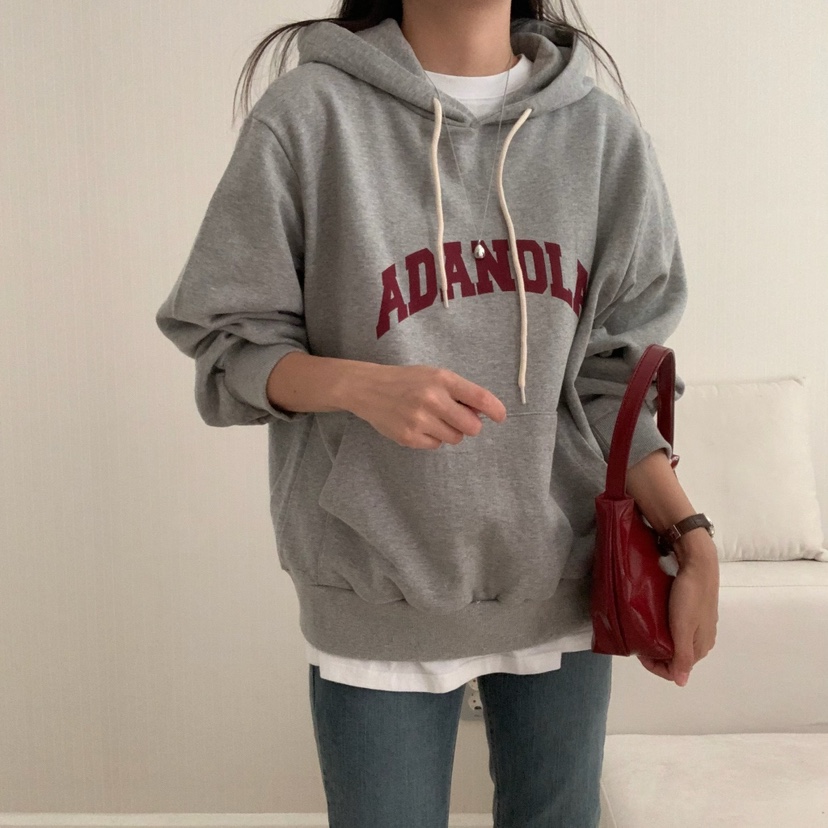 HELLO JINI東大門㊣直郵女裝新款推薦25秋冬真品熱賣職業衛衣HELLO JINI衛衣