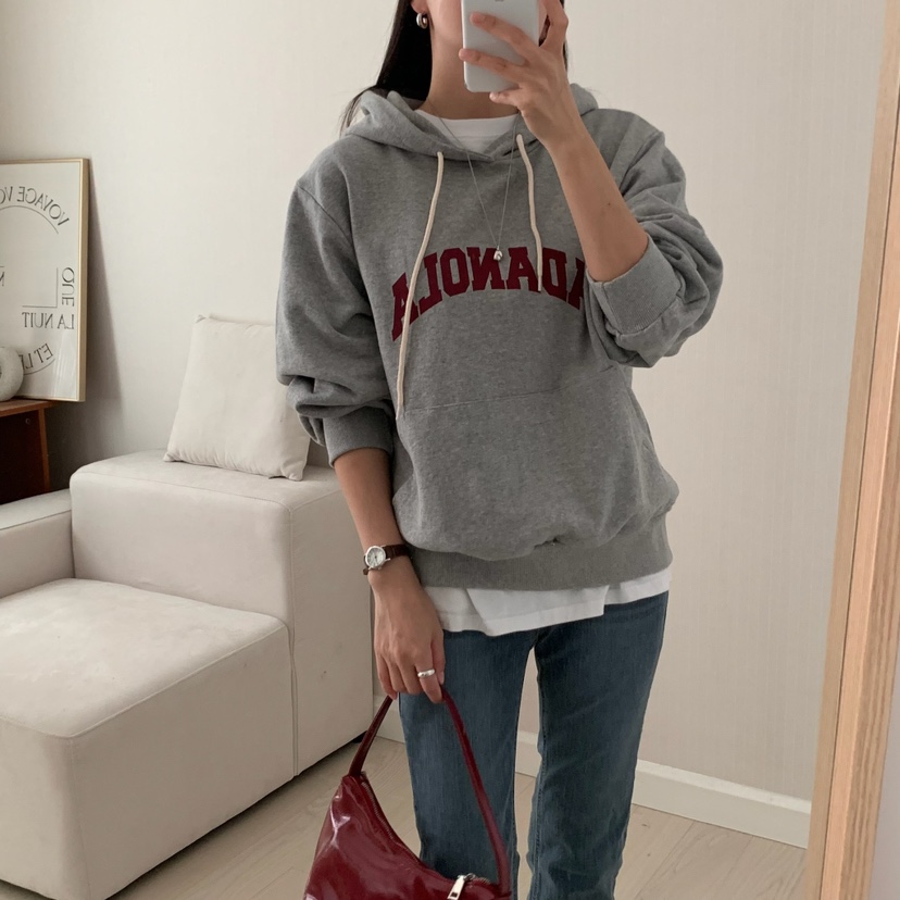 HELLO JINI東大門㊣直郵女裝新款推薦25秋冬真品熱賣職業衛衣HELLO JINI衛衣