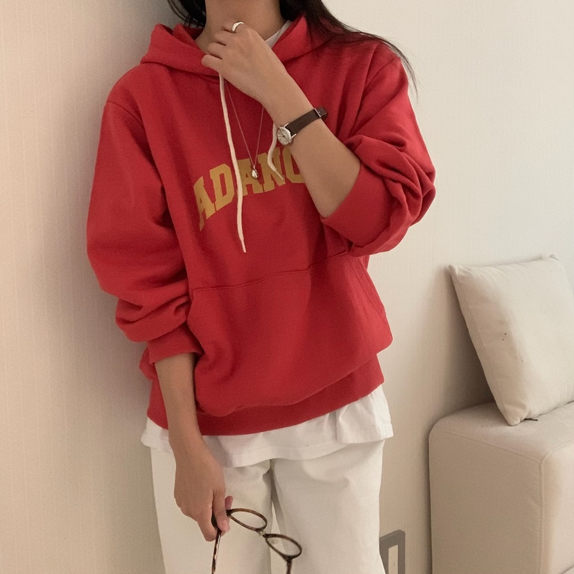 HELLO JINI東大門㊣直郵女裝新款推薦25秋冬真品熱賣職業衛衣HELLO JINI衛衣圖色1